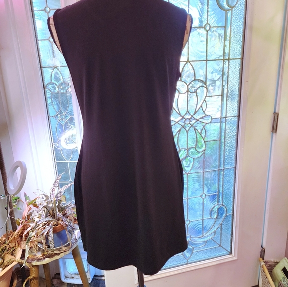 Alfani Sleeveless Black Tunic PM - Picture 3 of 9